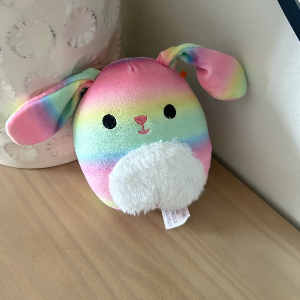 Squishmallows Danya the Rainbow Bunny plush toy 5 inch